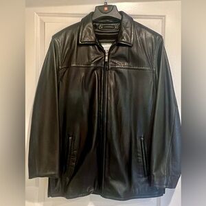 Wilson Leather Men’s Medium Jacket with removable liner Black Luke New